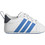 Adidas Grand Court Βρεφικά Sneakers Αγκαλιάς Άσπρο Royal Blue KI8218