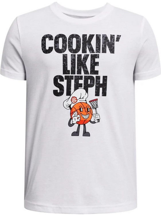 Under Armour Παιδικό T-Shirt Κοντομάνικο Λευκό 1383856
