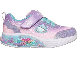 Skechers Παιδικά Sneakers με Φωτάκια Λιλά Τιρκουάζ 303061N-LVMT