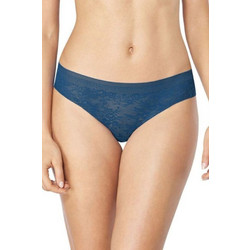 Sloggi Zero Lace Γυναικείο Brazil Χωρίς Ραφές με Δαντέλα Πετρόλ 10186082-6723