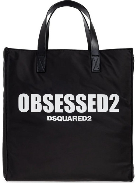 Dsquared2 Ανδρική Τσάντα Χειρός Μαύρη SPM0097117058082124