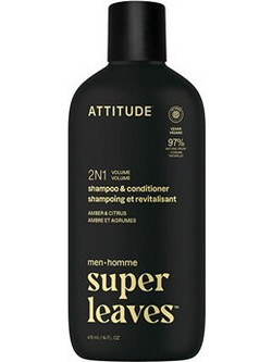 Attitude Super Leaves Amber & Citrus Σαμπουάν & Conditioner για Επανόρθωση & Όγκο 415ml