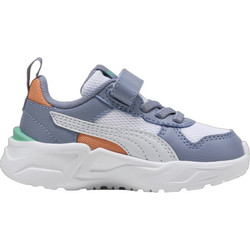 Puma Trinity 2 Παιδικά Sneakers Γκρι Πορτοκαλί 403705-09
