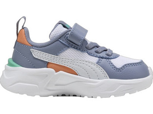 Puma Trinity 2 Παιδικά Sneakers Γκρι Πορτοκαλί 403705-09