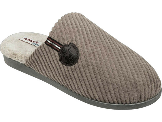 Adam's Χειμερινές Ανδρικές Παντόφλες Μπεζ 895-21505