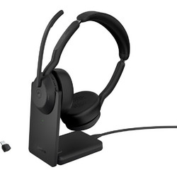 Jabra Evolve2 55 MS Stereo Link390c + Charging Stand