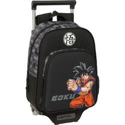 Safta Dragon Ball Σχολική Τσάντα Τρόλεϊ Νηπιαγωγείου Μαύρη S4313740