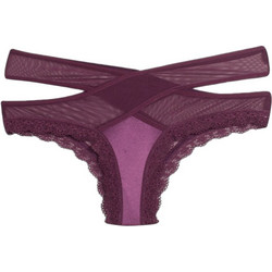 Cottonhill Γυναικείο Sexy Slip με Δαντέλα Μωβ CH4475