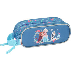 Safta Frozen Κασετίνα Βαρελάκι με 2 Θήκες Μπλε S4313456