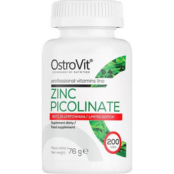 OstroVit Zinc Picolinate 200 Ταμπλέτες