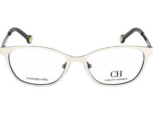 Carolina Herrera VHE062-0PN1 Γυναικείος Σκελετός Γυαλιών Οράσεως Μεταλλικός Άσπρος