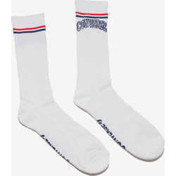 Converse Club Ανδρικές Κάλτσες Ψηλές με Σχέδια Λευκές 2Pack E1237W