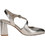 Caprice Γόβες Slingback Δερμάτινες με Χοντρό Ψηλό Τακούνι Ασημί 9-29600-44-341