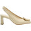 Hispanitas Γόβες Slingback Δερμάτινες με Χοντρό Ψηλό Τακούνι Μπεζ HV264762-C003