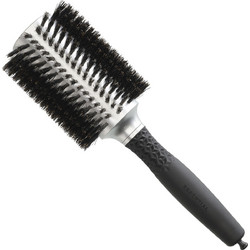 Olivia Garden Blowout Soft Boar Θερμική Βούρτσα Μαλλιών για Όγκο με Φυσική Τρίχα Ασημί 40mm