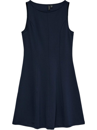 Vero Moda Mini Καλοκαιρινό Καθημερινό Φόρεμα Navy Μπλε 10344132