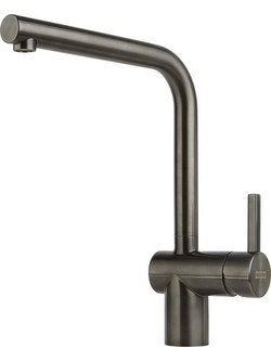 Franke Atlas Neo Standard 115.0628.207 Μπαταρία Κουζίνας Πάγκου Διπλής Παροχής Ανάμεικτη Μαύρη