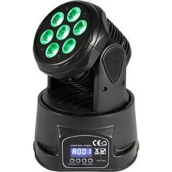 Wildstar 7x12W Φωτορυθμικό Προβολέας Wash LED με Ρομποτική Κεφαλή RGBW