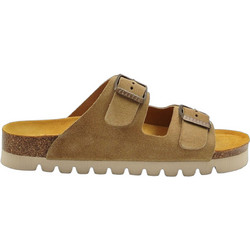 Plakton Afelpado Γυναικεία Σανδάλια Suede Ανατομικά Ταμπά 180010-15