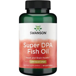 Swanson Super DPA Fish Oil Ιχθυέλαιο 1000mg 60 Μαλακές Κάψουλες