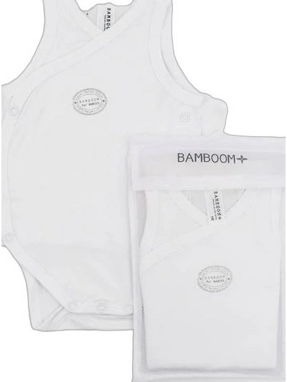 Bamboom Φορμάκι Εσώρουχο Αμάνικo για Αγόρι Λευκό 104-121