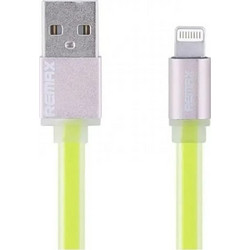 Remax LED Flat USB-A to Lightning Cable 1m Multicolor