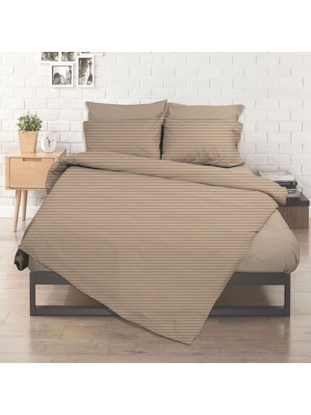 Kipper Σεντόνι Υπέρδιπλο με Λάστιχο 160x200+32 Chic Beige
