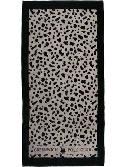 Greenwich Polo Club 5237 Πετσέτα Θαλάσσης Μαύρη 90x180cm