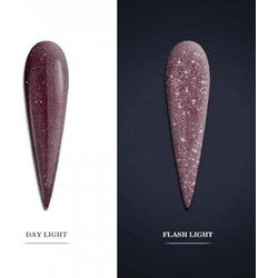 Laloo Diamond Bling Plum Ημιμόνιμο Βερνίκι Νυχιών 15ml