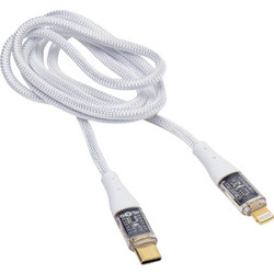 KLGO S-69 Braided USB-C to Lightning Cable 20W 1m White