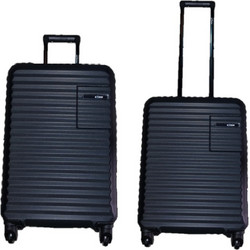 Rain RB8071D Σετ Βαλίτσες 2τμχ Καμπίνας & Μεσαία Μαύρες