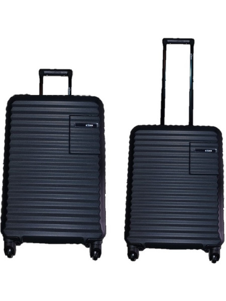 Rain RB8071D Σετ Βαλίτσες 2τμχ Καμπίνας & Μεσαία Μαύρες