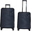 Rain RB8071D Σετ Βαλίτσες 2τμχ Καμπίνας & Μεσαία Μαύρες