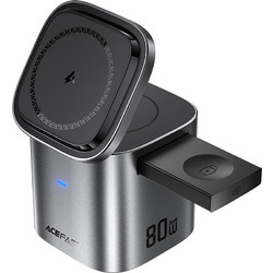 Acefast Z9 6in1 Βάση Φόρτισης με Καλώδιο USB-C με Θύρα USB-A & Θύρα USB-C 80W