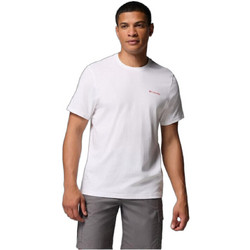 Columbia Ανδρικό Αθλητικό T-Shirt Λευκό 2155011-101