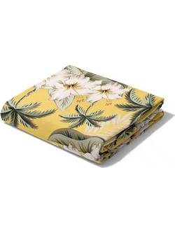 Borea Hibiscus Πετσέτα Θαλάσσης Microfiber Κίτρινη 90x180cm 041504064261