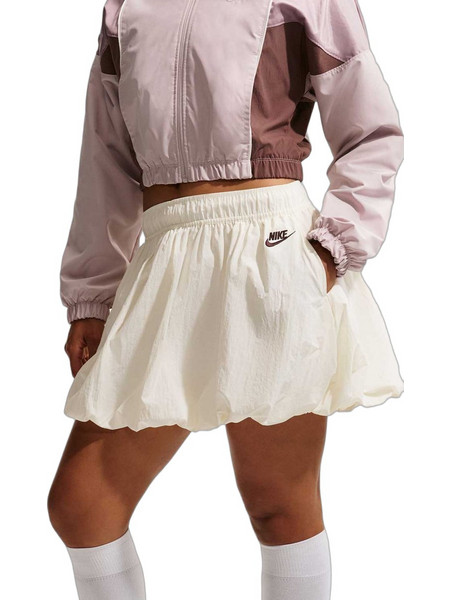 Nike Μίνι Φούστα Υφασμάτινη Balloon Εκρού IQ0061-133