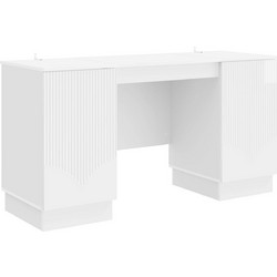 vidaXL Γραφείο Υπολογιστή Ξύλινο 142.5x50x75cm 3414625