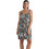 Rachel Mini Καλοκαιρινό Καθημερινό Φόρεμα Floral Μεταξωτό Καφέ 13685-3301