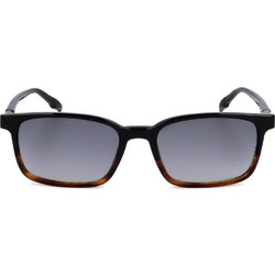 Safilo LASTRA 03/S WR7 Ανδρικά Γυαλιά Ηλίου Τετράγωνα Κοκάλινα Μαύρα με Μαύρο Φακό