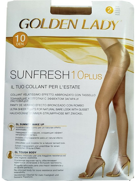 Golden Lady Sunfresh Καλσόν 10 Den Ταμπά 22JJJA
