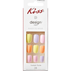 KiSS Crayons Square Tips Νυχιών 28τμχ