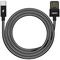 Remax RC-080a Braided USB-A to USB-C 1m Black