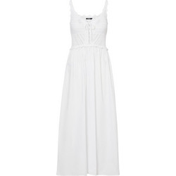Liu Jo Maxi Καλοκαιρινό Καθημερινό Φόρεμα Λευκό VA6130TS125-11110