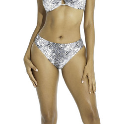 Bluepoint Bikini Slip Animal Print Λευκό Μαύρο 26065021-01
