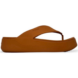 Crocs Getaway Γυναικείες Σαγιονάρες Platforms Ανατομικές Καφέ 209410-2JJ