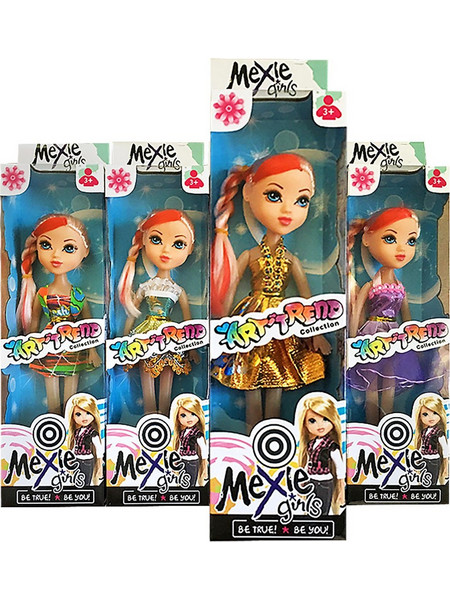 ToyMarkt Κούκλα Art Trend με Κόκκινη Πλεξούδα