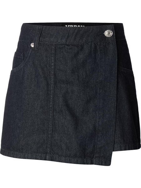 Urban Classics Μίνι Φούστα Τζιν Σορτς Navy Μπλε TB8365-23074