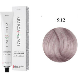 Dott. Solari Love Me Color 9.12 Πολύ Ανοιχτό Ξανθό Σαντρέ Ιριζέ Μόνιμη Βαφή Μαλλιών 100ml