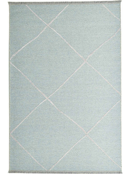 Theko Brader-Up Sath Χαλί Ορθογώνιο 4 Εποχών Μάλλινο 120x170cm 030-707 Light Blue
